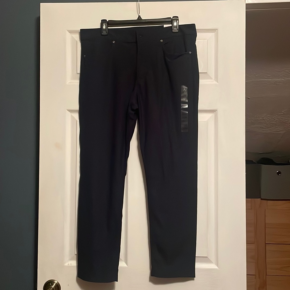 Womens 34/30 Active Flex Slim Blue Trousers American Eagle